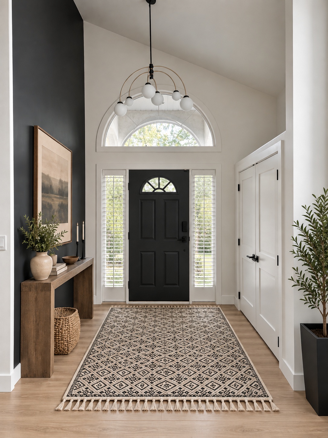 Completed entry foyer