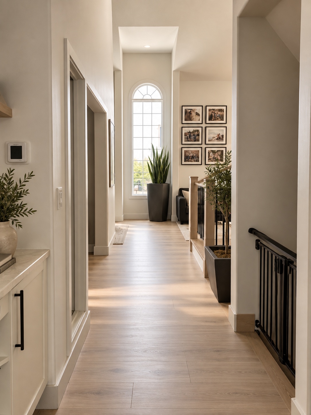 Hallway after renovation