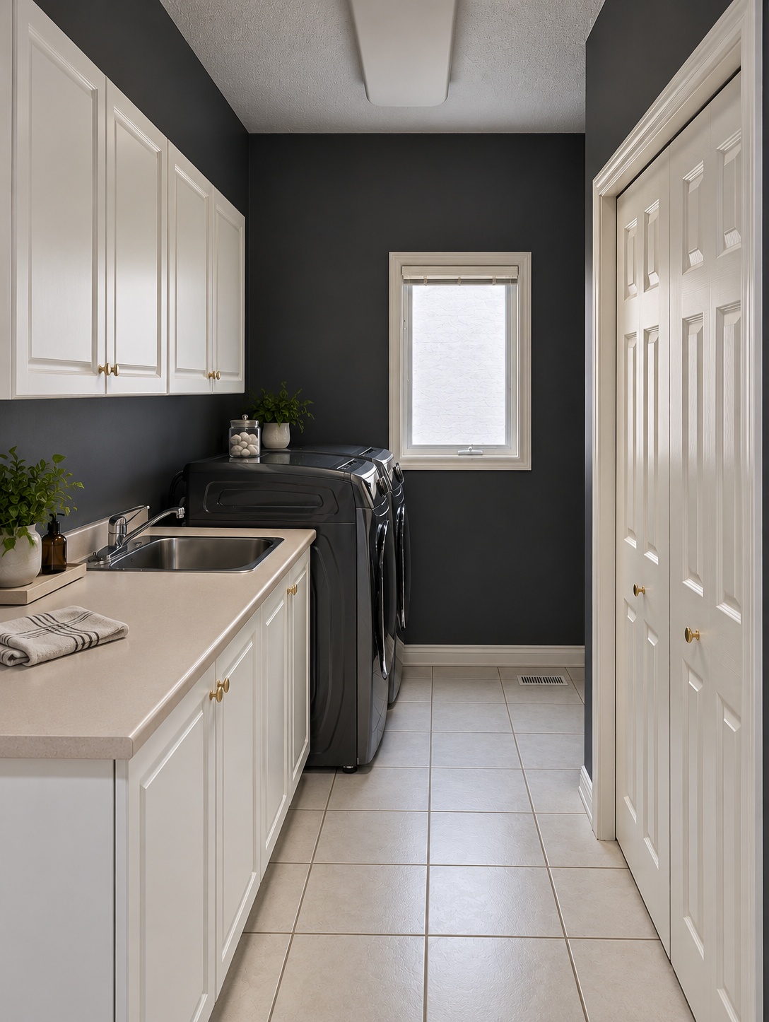 Laundry room before renovation