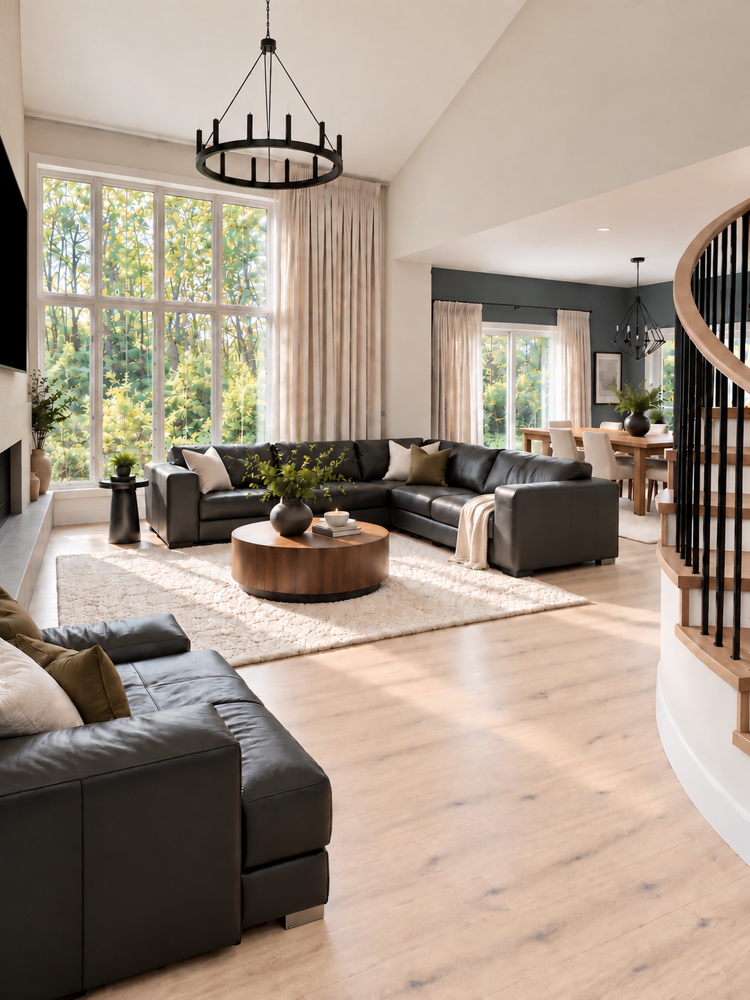 Living room after renovation