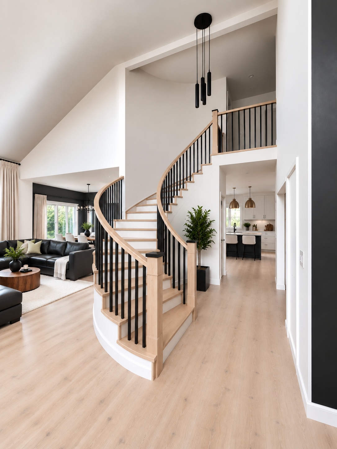 Completed staircase