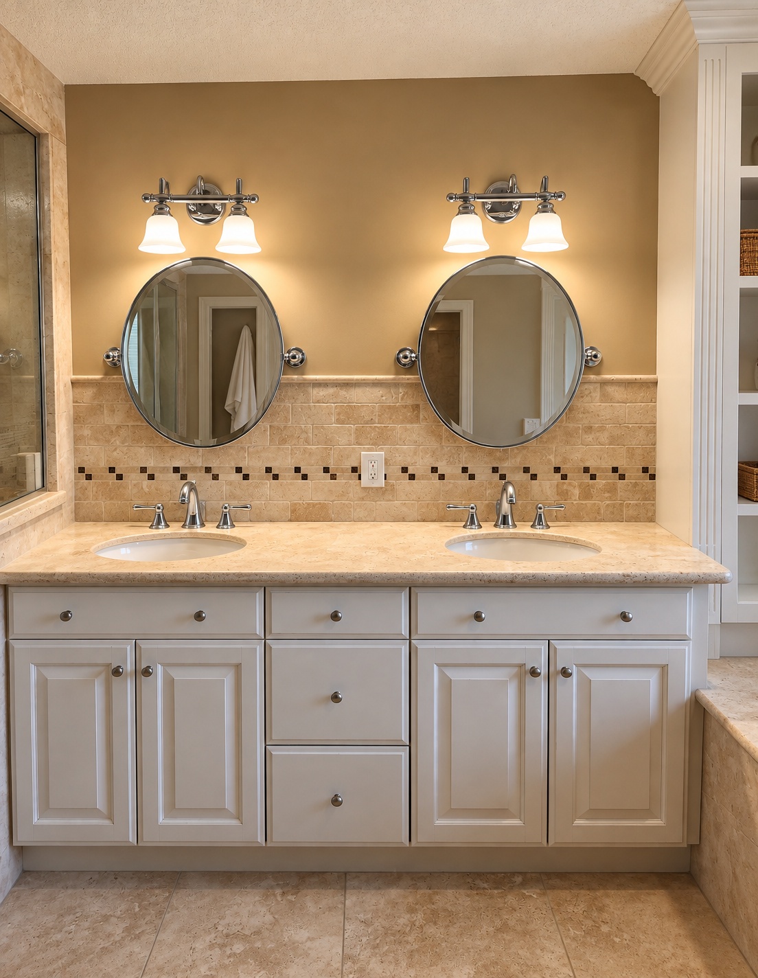 Glenora House I primary bathroom before renovation