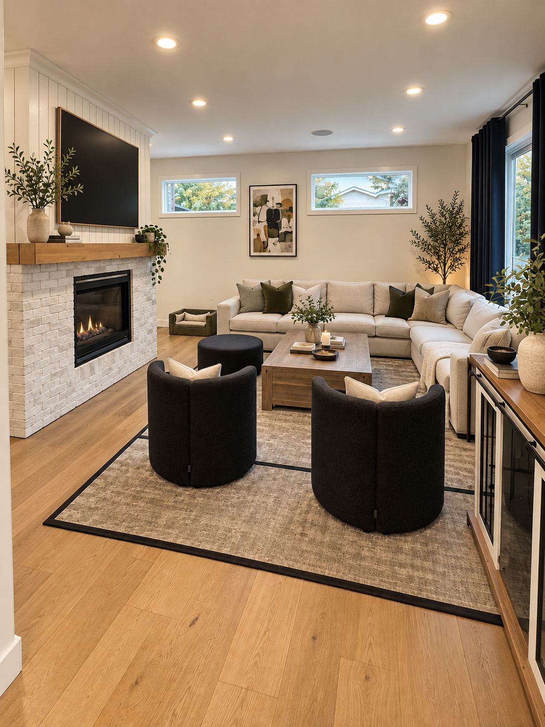 Finished Glenora House I living room