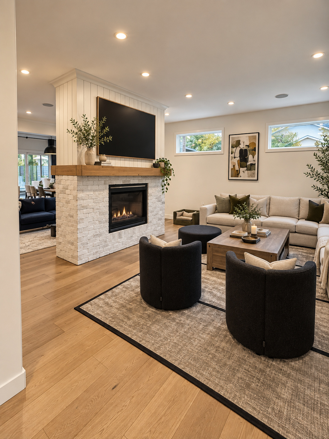 Finished Glenora House I living room