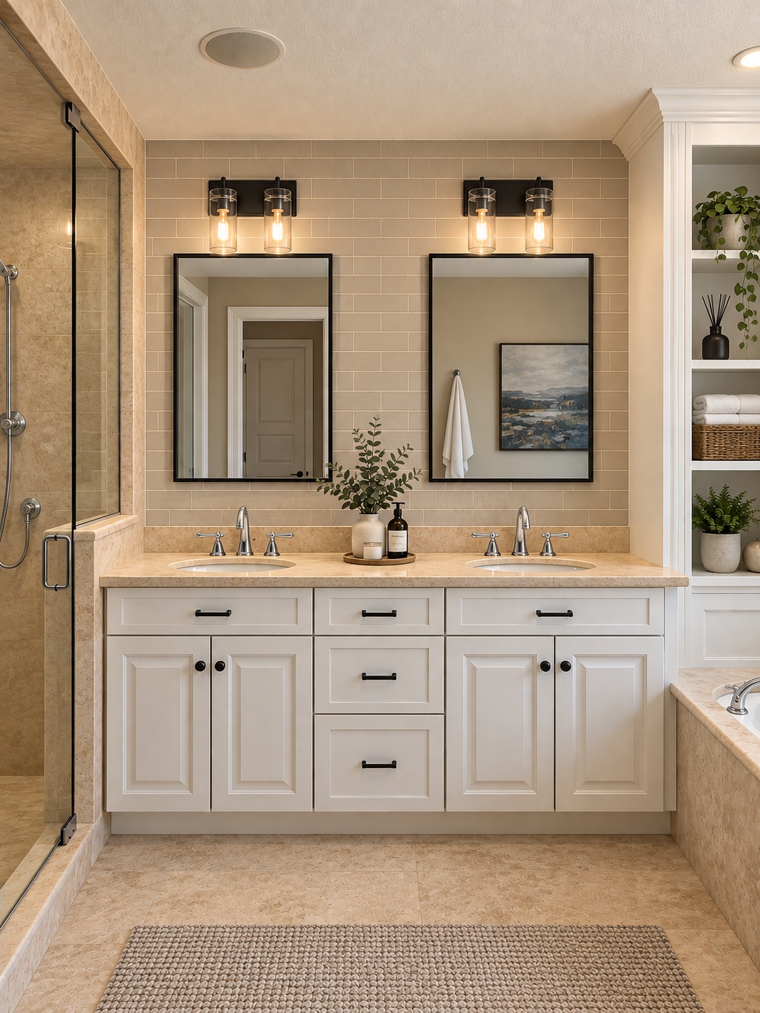 Glenora House I primary bathroom finished