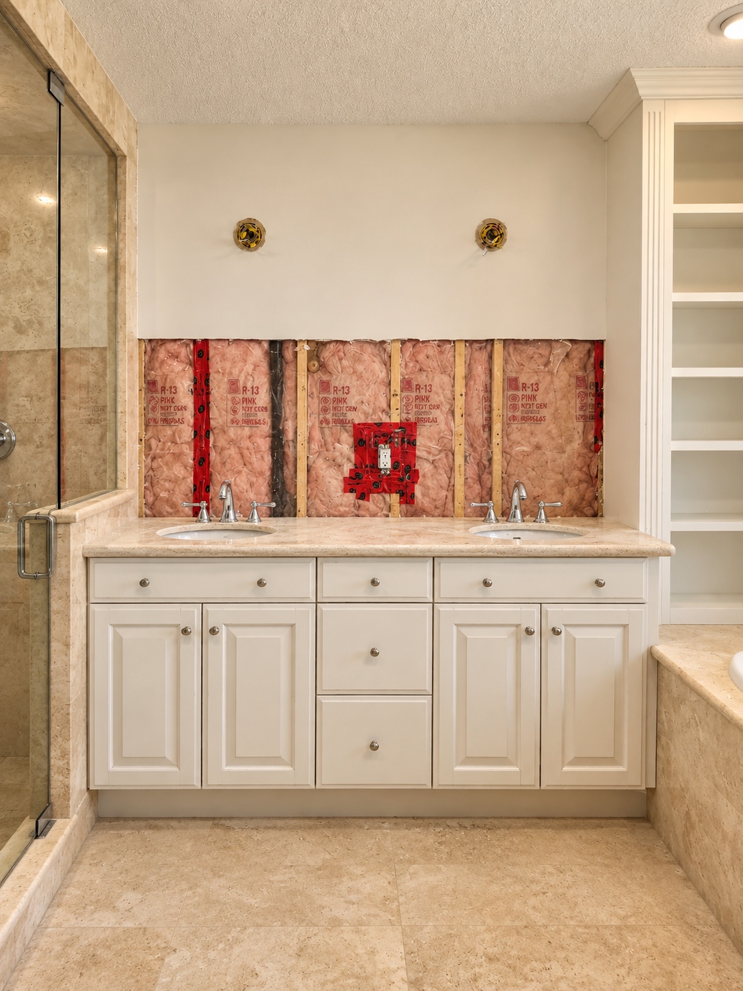 Glenora House I primary bathroom progress