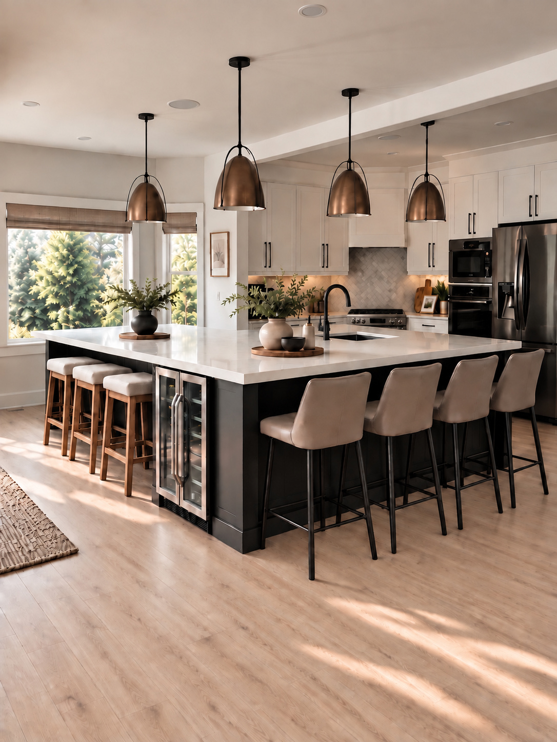 Completed kitchen